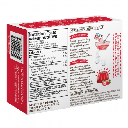Simply Delish - Dessert à la gelée 20g - Keys Nutrition