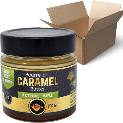 KEYS NUTRITION - Beurre de caramel décadents 200ml - (4 saveurs disponibles) CAISSE DE 12 - Keys Nutrition