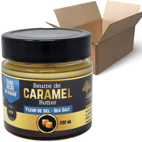 KEYS NUTRITION - Beurre de caramel décadents 200ml - (4 saveurs disponibles) CAISSE DE 12 - Keys Nutrition