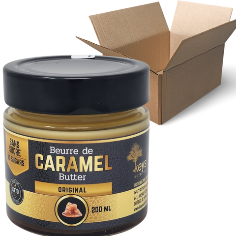 KEYS NUTRITION - Beurre de caramel décadents 200ml - (4 saveurs disponibles) CAISSE DE 12 - Keys Nutrition