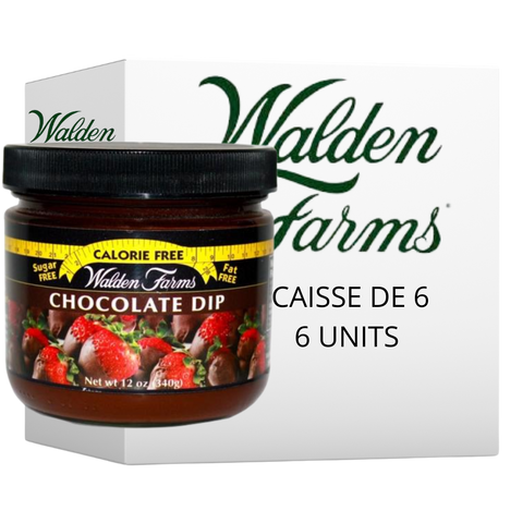 Walden Farms - Trempette de chocolat CAISSE DE 6 X 340g - Keys Nutrition