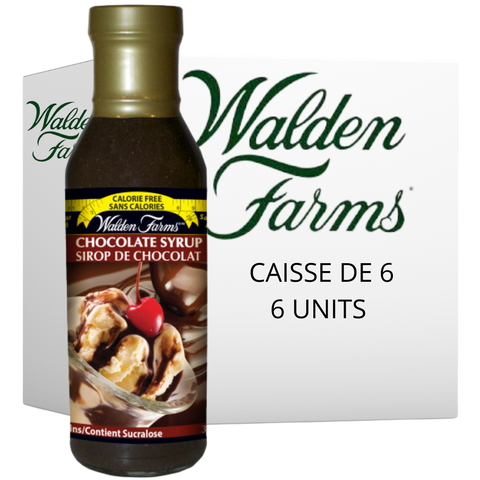 Walden Farms - Sirop chocolat 355ml CAISSE DE 6 - Keys Nutrition