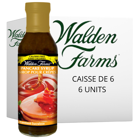 Walden Farms - Sirop de table pour crêpes 355ml CAISSE DE 6 - Keys Nutrition