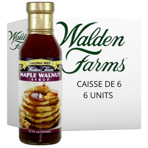 Walden Farms - Sirop aux noix et à l’érable 355ml CAISSE DE 6 - Keys Nutrition