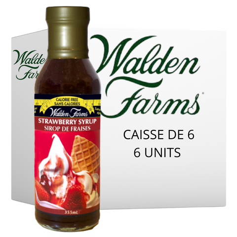 Walden Farms - Sirop de Fraise 355ml CAISSE DE 6 - Keys Nutrition
