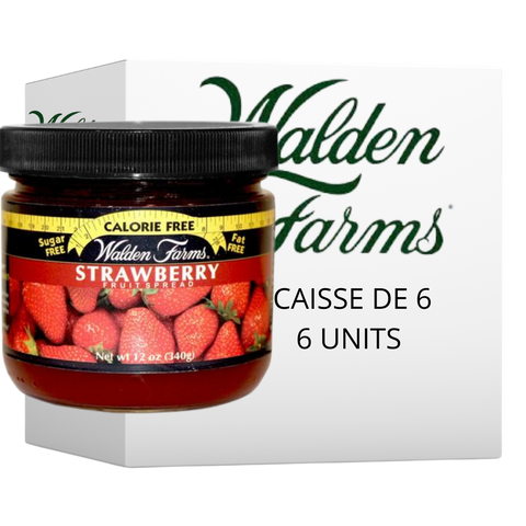 Walden Farms - Tartinade au fraise 340g CAISSE DE 6 - Keys Nutrition
