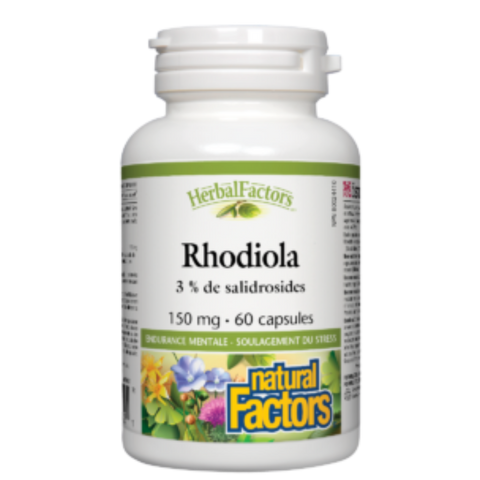 NATURAL FACTORS - Rhodiola 150 - Keys Nutrition