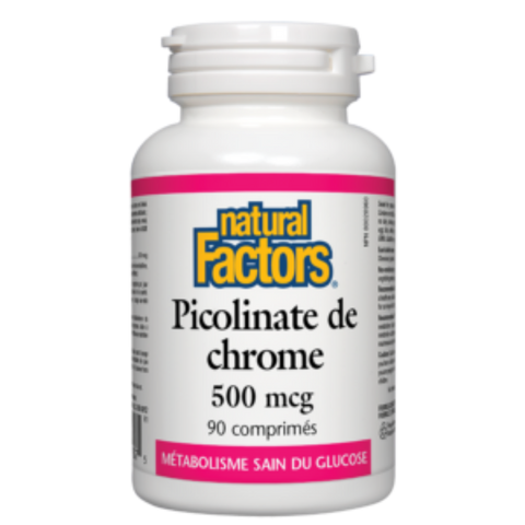 NATURAL FACTORS - Picolinate de Chrome - Keys Nutrition