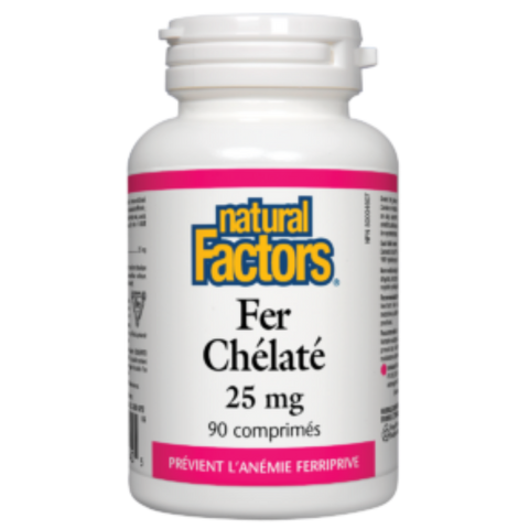 NATURAL FACTORS - FER CHELATE - Keys Nutrition