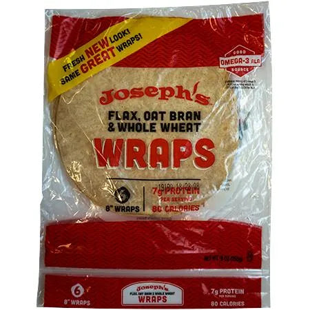 JOSEPH'S BAKERY - Wraps 252g||JOSEPH'S BAKERY - Wraps 252g JOSEPH'S BAKERY