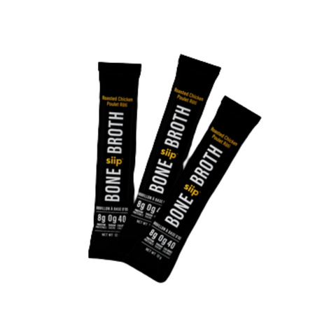 SIIP - Bouillon d'os en packet de 4x12g - Poulet roti - Keys Nutrition
