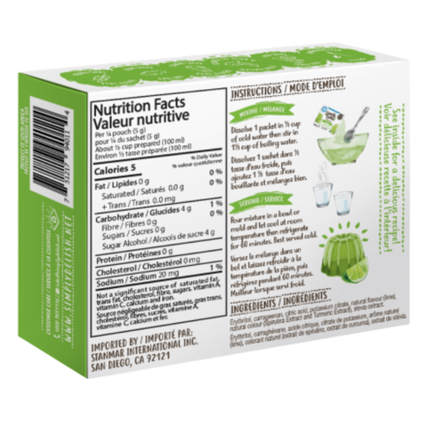 KEYS-NUTRITION-DISTRIBUTION-LOW-CARBS-ONLINE-KETO-QUEBEC-EPICERIE-CETOGENE-FAIBLES-EN-GLUCIDES-SANS-SUCRE-EN-LIGNE-SANS_SUCRE-SIMPLY-DELISH-JEL-DESSERT-A-LA-GELEE-LIME-NUTRITION-FACTS