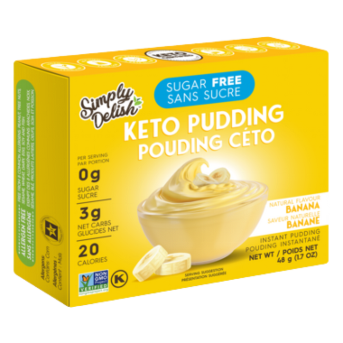 Simply Delish - Pouding Céto 48g|| Simply Delish - Pudding Keto 48g SIMPLY DELISH