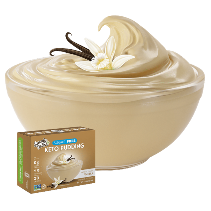 Simply Delish - Pouding Céto 48g|| Simply Delish - Pudding Keto 48g SIMPLY DELISH