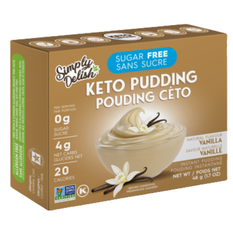 Simply Delish - Pouding Céto 48g - Keys Nutrition