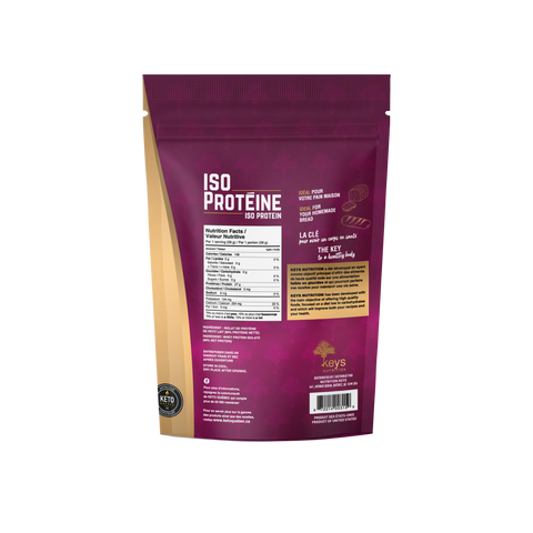 KEYS NUTRITION (Marque 100% Québécoise) Iso Protéine 454g - Keto Québec - Keys Nutrition