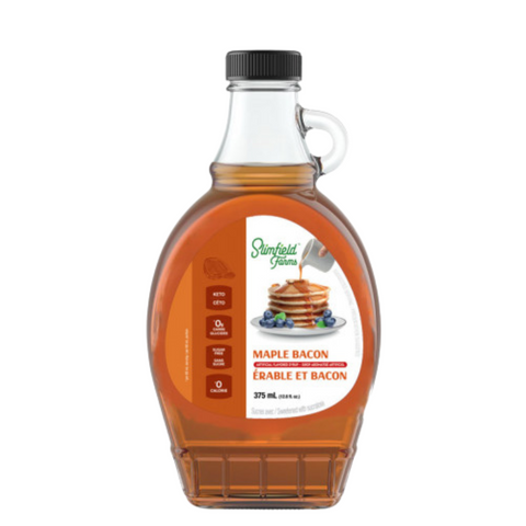 SlimField Farms - Sirop Érable Bacon 375ml (CAISSE DE 12) - Keys Nutrition