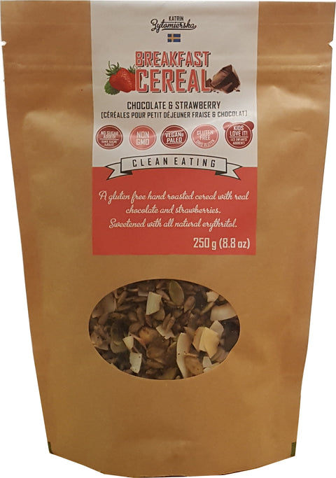 KZ Clean Eating - Céréales Musli Chocolat Fraise - CAISSE - Keys Nutrition