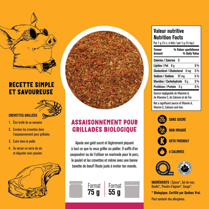 Les Savoureux Assaisonnements - Épices bio en pots (11 saveurs différentes!)||The Tasty Seasonings - Spices Organic pots (11 different flavors!) LES SAVOUREUX ASSAISONNEMENTS