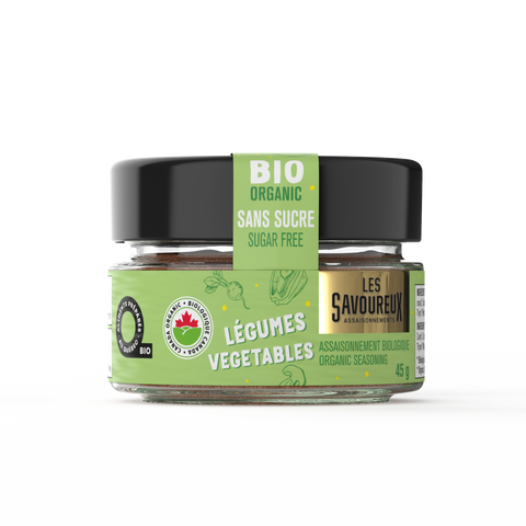 Les Savoureux Assaisonnements - Épices bio en pots (11 saveurs différentes!) - Keys Nutrition