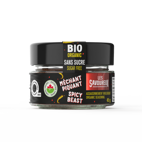Les Savoureux Assaisonnements - Épices bio en pots (11 saveurs différentes!) - Keys Nutrition
