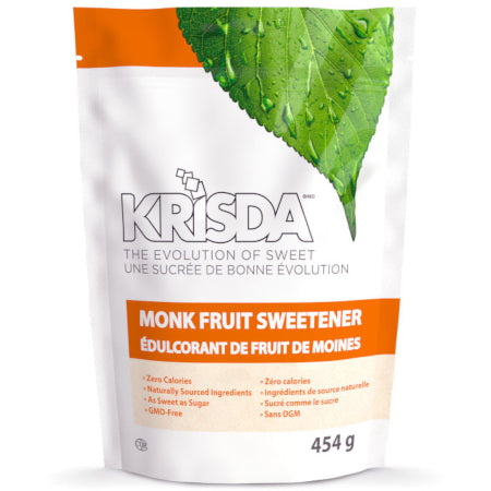 Krisda - Mélange de fruit des moines et érythritol 454g CAISSE DE 6 - Keys Nutrition