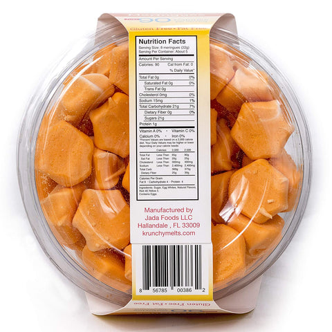 Krunchy Melts - Meringues - Tangerine 57g - Keys Nutrition