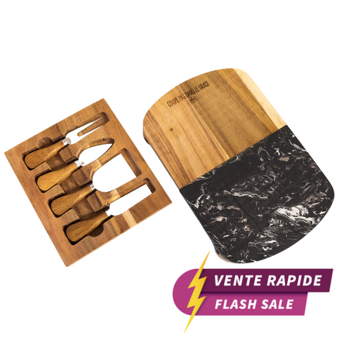 LIQUIDATION-Planche à découper - Coupe pas dans le gras!||Cutting board -Don't cut into the fat! (Available In french only) LIQUIDATION