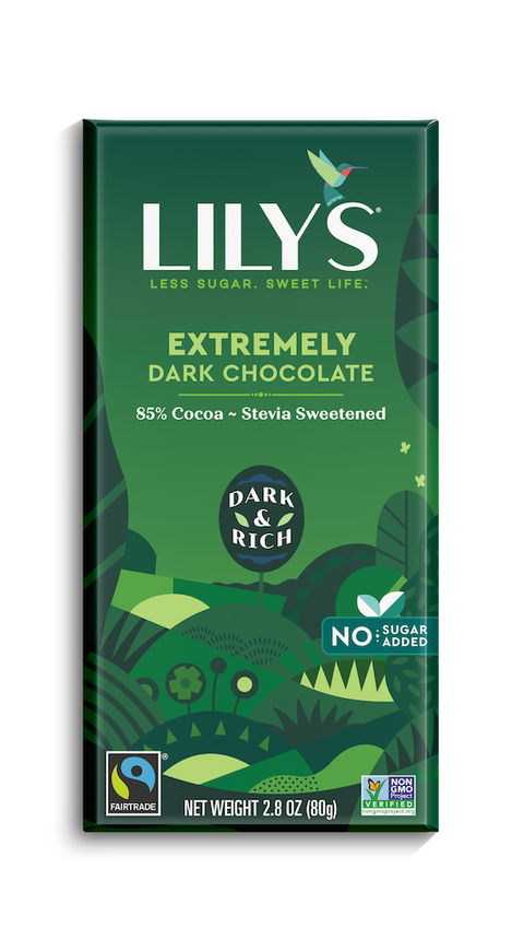 Lily's - Extrêmement noir 85%||Lily's - Extremely Black 85% LILY'S CHOCOLATE