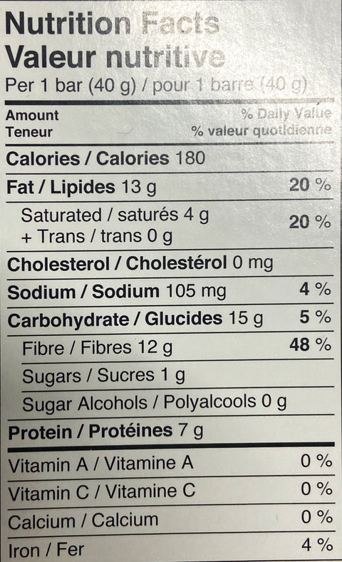 Love Good Fats - Barre aux noix saveur arachide chocolatée 40g - Keys Nutrition