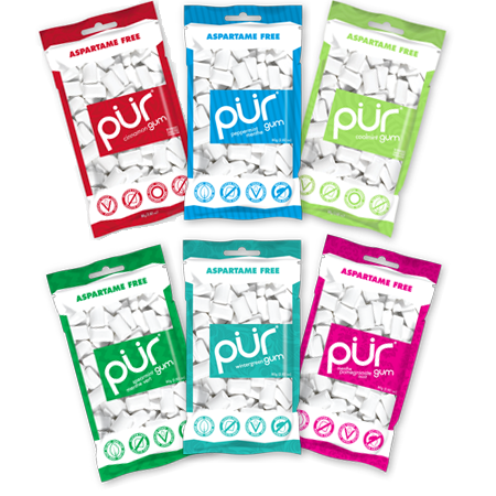 PÜR Gum - Gomme à mâcher 55 morceaux||Pure Gum - Chewing gum 55 pieces PÜR GUM