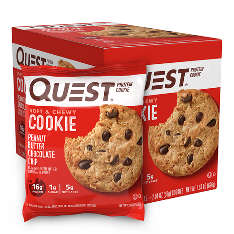 Quest Nutrition - Boîte de 12 Biscuits Protéinées - Keys Nutrition