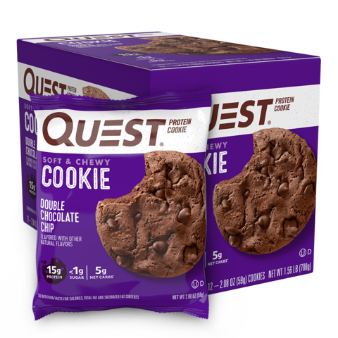 Quest Nutrition - Boîte de 12 Biscuits Protéinées - Keys Nutrition