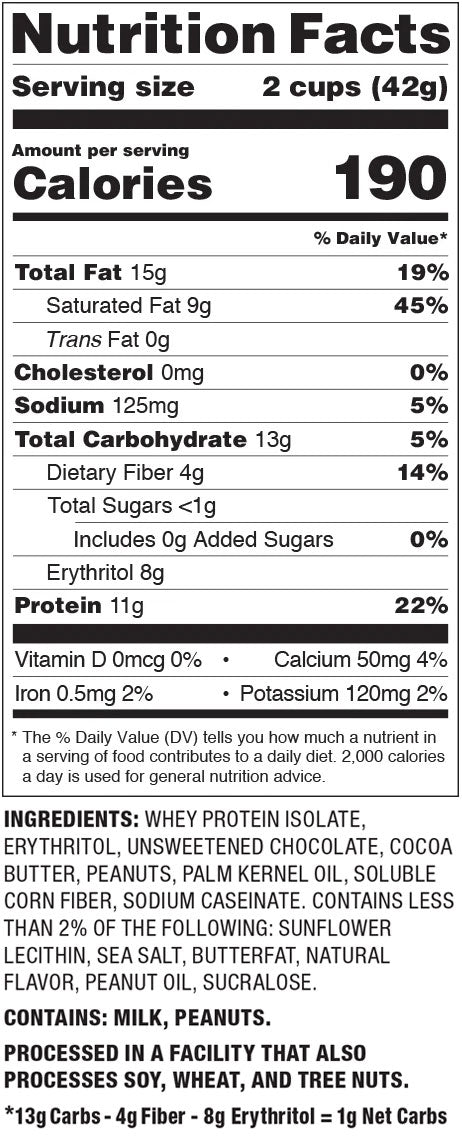 Quest Nutrition - Coupes de beurre d'arachide enrobées de chocolat - Keys Nutrition