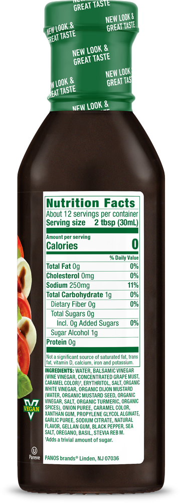Walden Farms - Vinaigrette Balsamic 355ml - Keys Nutrition