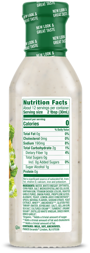 Walden Farms - Vinaigrette Caesar CAISSE DE 6 - Keys Nutrition