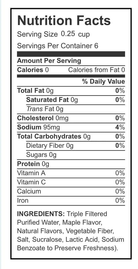 Walden Farms - Sirop de table pour crêpes 355ml CAISSE DE 6 - Keys Nutrition