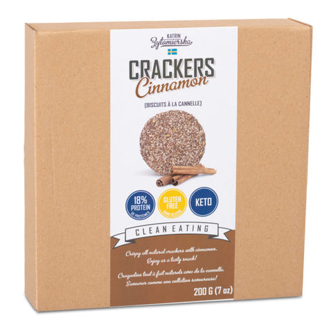 KZ Clean Eating - Craquelin à haute teneur en fibres 200g - Cannelle||KZ Clean Eating - Craquelin high in fiber 200g - Cinnamon KZ CLEAN EATING