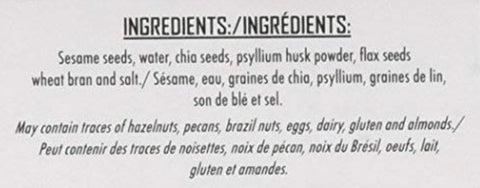 KZ Clean Eating - Craquelins de Chia 160g - CAISSE DE 12 - Keys Nutrition
