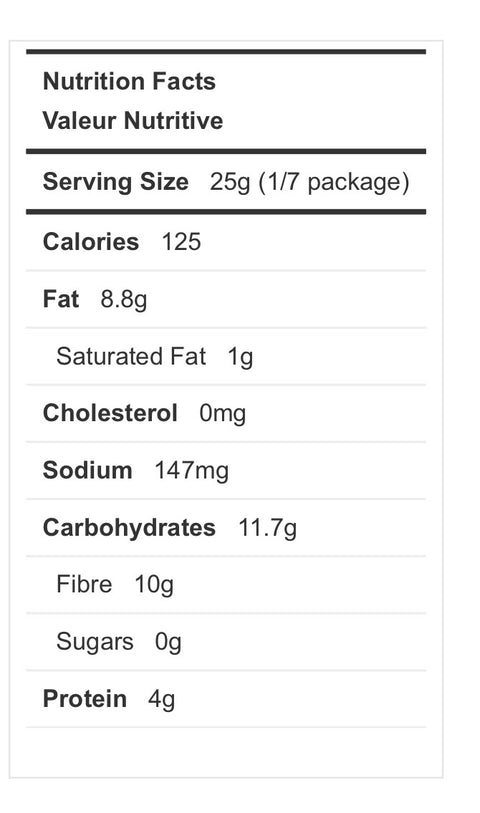 KZ Clean Eating - Craquelins de Chia 160g - CAISSE DE 12 - Keys Nutrition