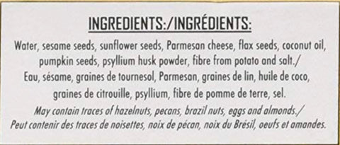 KZ Clean Eating - Craquelins aux Parmesan 200G - Keys Nutrition