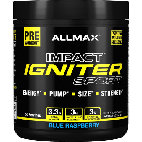 MEGA DEAL - ALLMAX - Igniter Sport 320G - Keys Nutrition