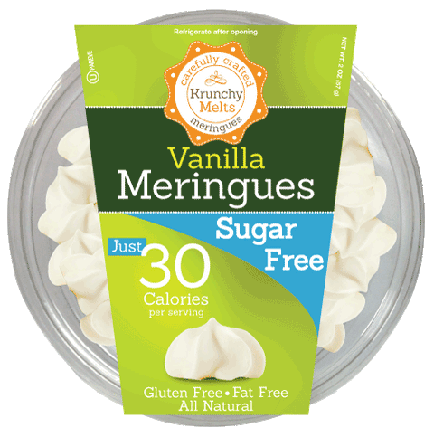 Krunchy Melts - Meringues - Vanille 57g||Krunchy Melts - Meringues - Vanilla 57g KRUNCHY MELTS