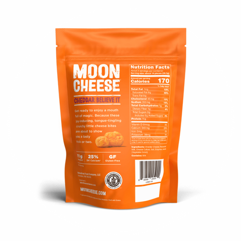 Moon Cheese - Cheddar 57g CAISSE DE 12 - Keys Nutrition