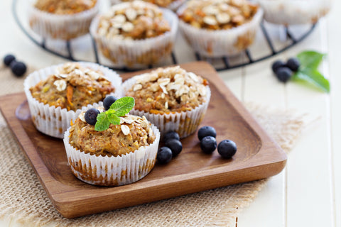 Recette de Muffins Keto aux Bleuets - Keys Nutrition