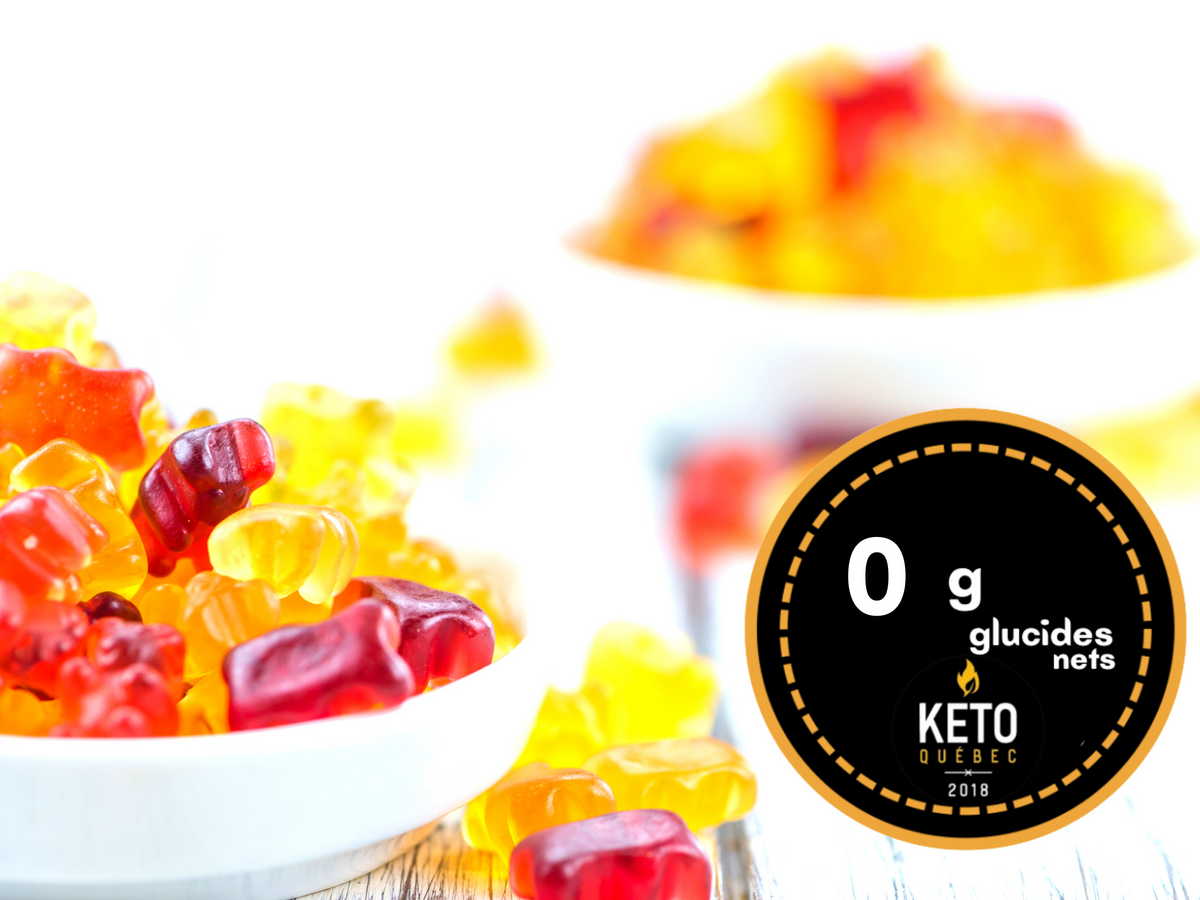 Jujubes Keto à Saveur de fruits Keys Nutrition Keys Nutrition