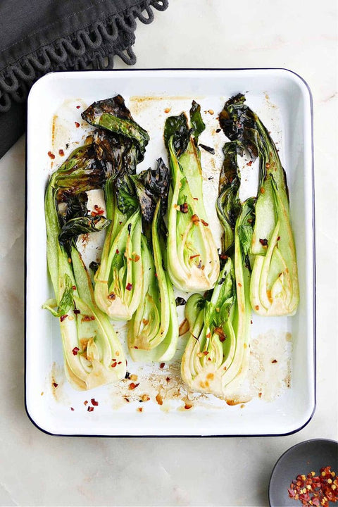 Recette de Bok Choy Rôti au Sésame - Keys Nutrition