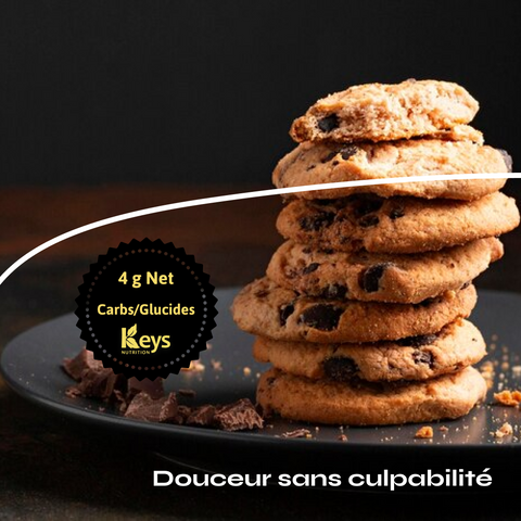 Biscuits aux pépites de chocolat et noix de coco riches en bons gras - Keys Nutrition