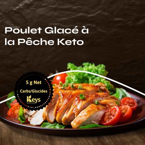Poulet Glacé à la Pêche - Keys Nutrition