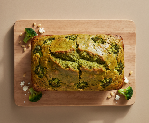 Cake-au-brocoli-kéto-et-sans-gluten Keys Nutrition